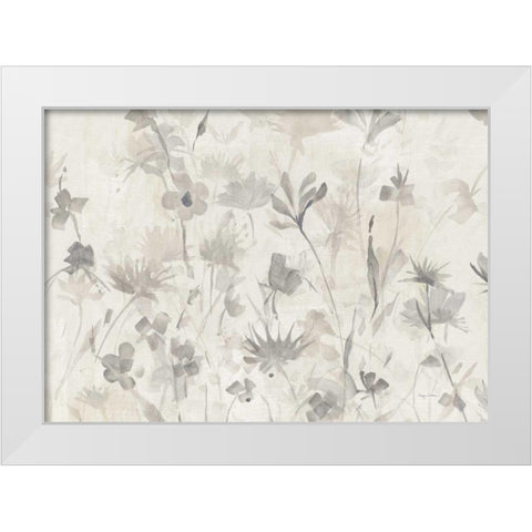 Garden Shadows IV Crop Greige White Modern Wood Framed Art Print by Tillmon, Avery