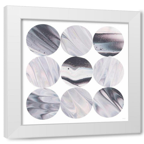 Dark Matter III White Modern Wood Framed Art Print by Rhue, Piper