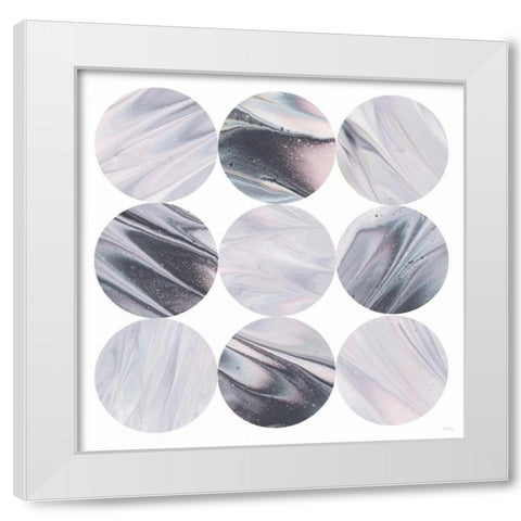 Dark Matter IV White Modern Wood Framed Art Print by Rhue, Piper