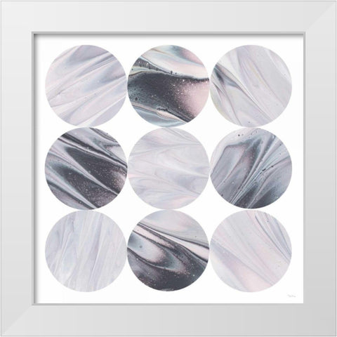 Dark Matter IV White Modern Wood Framed Art Print by Rhue, Piper