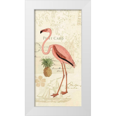 Floridian IV Panel White Modern Wood Framed Art Print by Pertiet, Katie