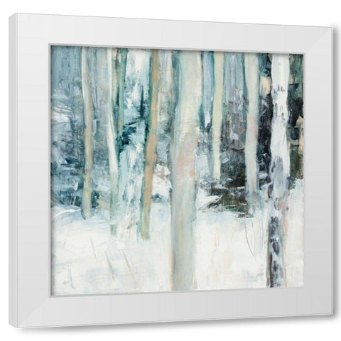 Winter Woods I White Modern Wood Framed Art Print by Purinton, Julia