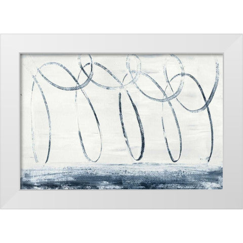 City Beach Crop White Modern Wood Framed Art Print by Rhue, Piper