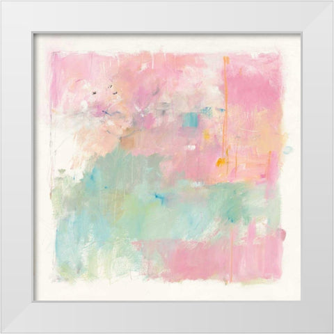 At Loose Ends White Modern Wood Framed Art Print by Schick, Mike