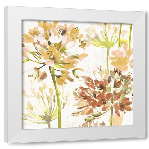 Neutral Medley IV White Modern Wood Framed Art Print by Portfolio, Wild Apple