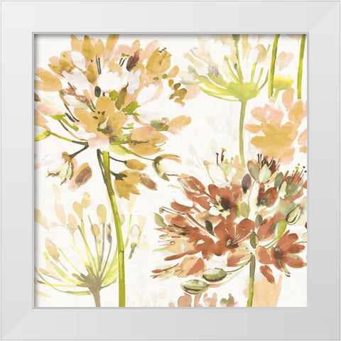 Neutral Medley IV White Modern Wood Framed Art Print by Portfolio, Wild Apple