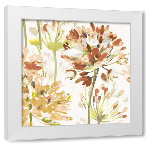 Neutral Medley V White Modern Wood Framed Art Print by Portfolio, Wild Apple