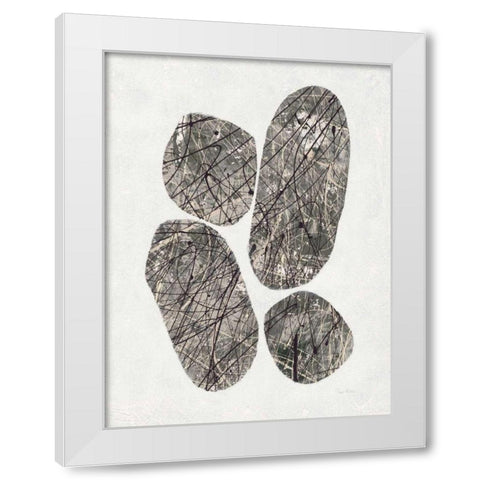 Ballinglen Warm II v2 White Modern Wood Framed Art Print by Rhue, Piper