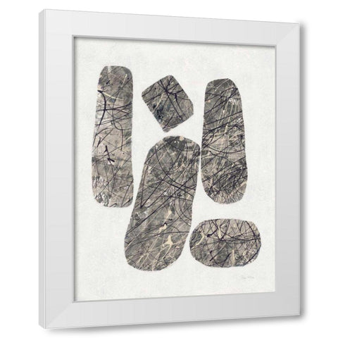 Ballinglen Warm III v2 White Modern Wood Framed Art Print by Rhue, Piper