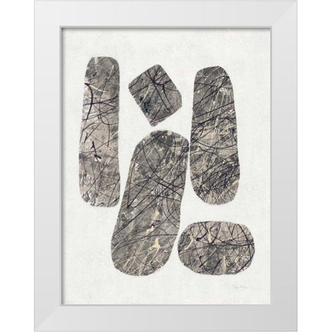 Ballinglen Warm III v2 White Modern Wood Framed Art Print by Rhue, Piper