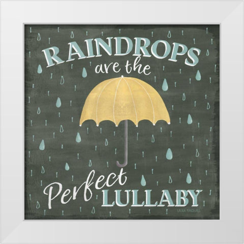 Smitten With Spring IV White Modern Wood Framed Art Print by Marshall, Laura