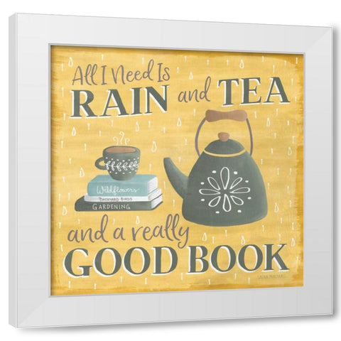 Smitten With Spring VII White Modern Wood Framed Art Print by Marshall, Laura