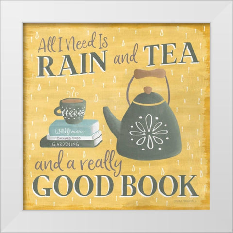 Smitten With Spring VII White Modern Wood Framed Art Print by Marshall, Laura