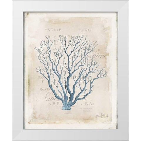 Sea Garden V White Modern Wood Framed Art Print by Pertiet, Katie