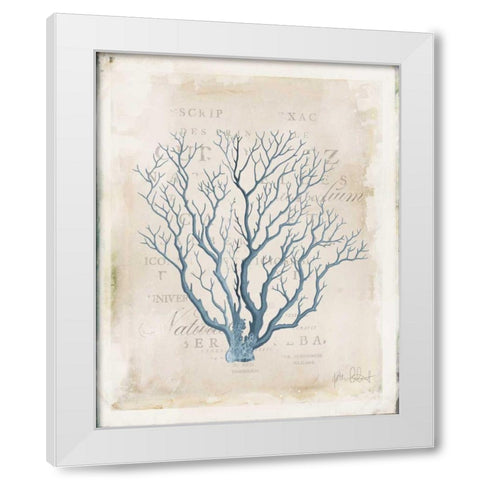 Sea Garden V White Modern Wood Framed Art Print by Pertiet, Katie
