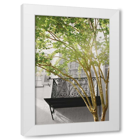 City Romance Grey White Modern Wood Framed Art Print by Studio, Brookview