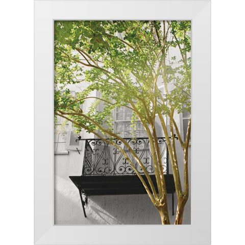 City Romance Grey White Modern Wood Framed Art Print by Studio, Brookview