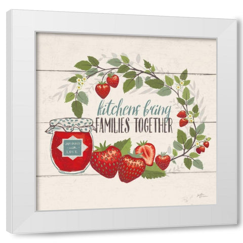 Sweet Life IV White Modern Wood Framed Art Print by Penner, Janelle