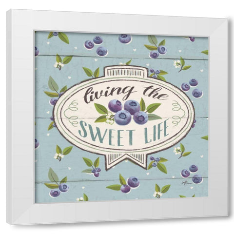 Sweet Life VIII White Modern Wood Framed Art Print by Penner, Janelle