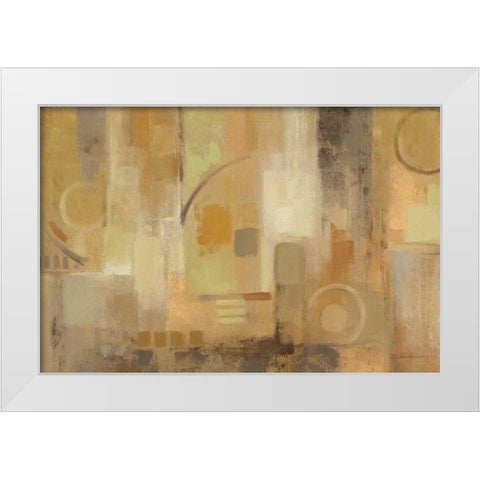 Whispered Words White Modern Wood Framed Art Print by Vassileva, Silvia