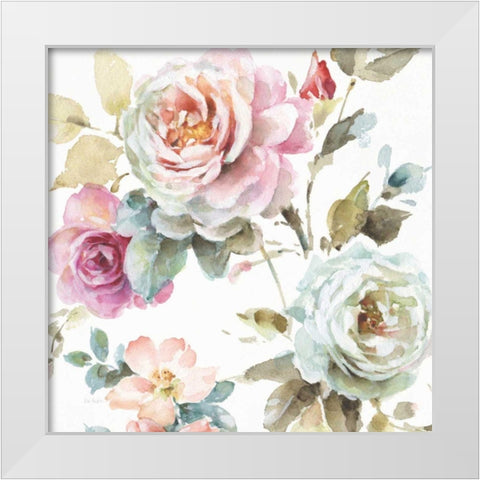 Beautiful Romance V White Modern Wood Framed Art Print by Audit, Lisa