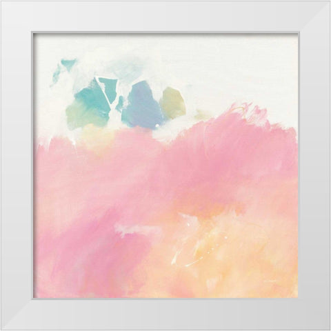 What I Saw Upon Waking White Modern Wood Framed Art Print by Schick, Mike