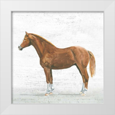 Natural Charm II Sq on Wood White Modern Wood Framed Art Print by Adams, Emily