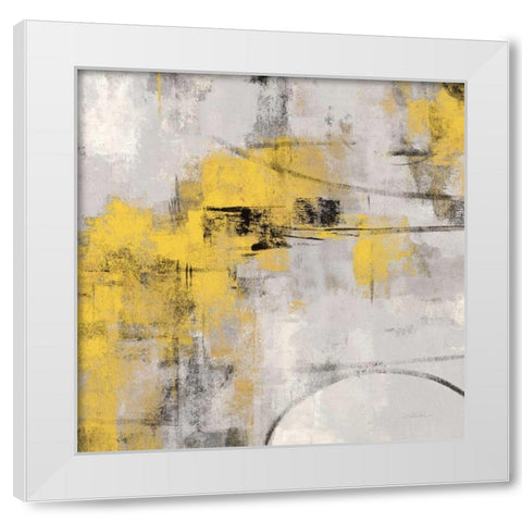 Stone Gardens II Yellow White Modern Wood Framed Art Print by Vassileva, Silvia
