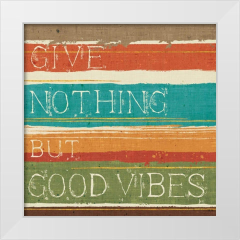 Thoughtful Strokes I White Modern Wood Framed Art Print by Aiken, Jess