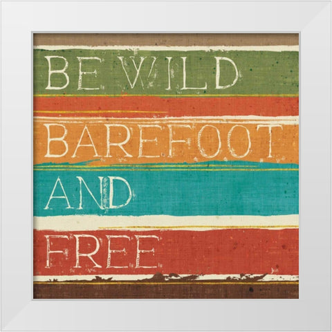 Thoughtful Strokes II White Modern Wood Framed Art Print by Aiken, Jess