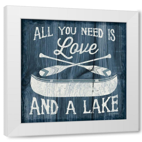 Up North I White Modern Wood Framed Art Print by Marshall, Laura