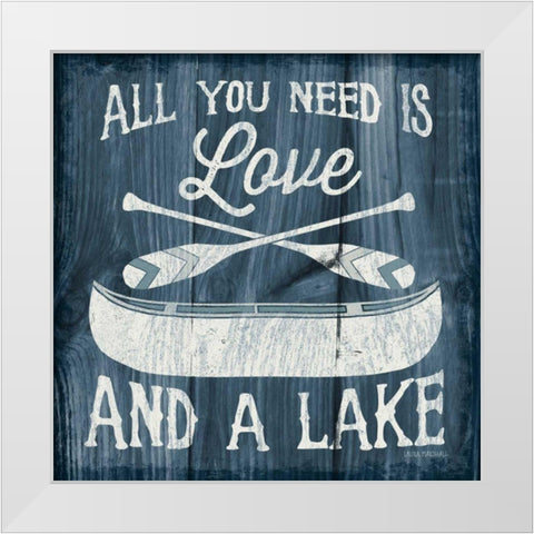 Up North I White Modern Wood Framed Art Print by Marshall, Laura