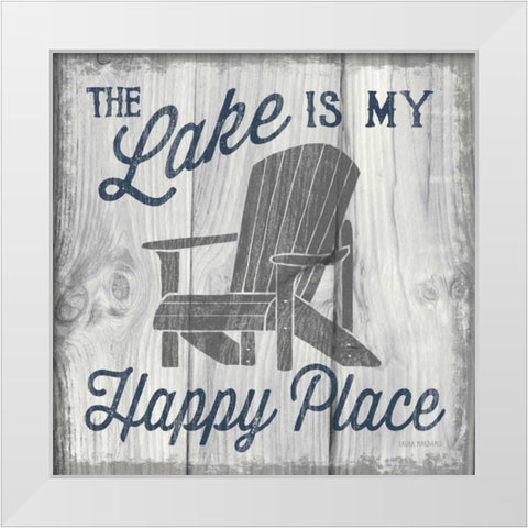 Up North II White Modern Wood Framed Art Print by Marshall, Laura