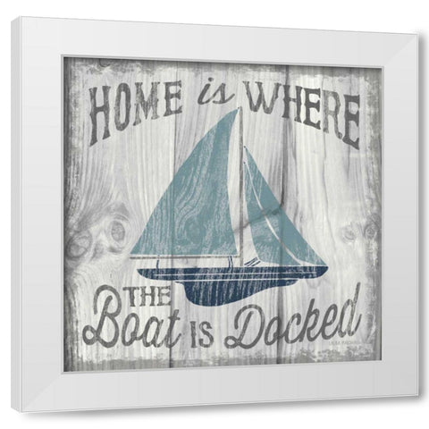 Up North IV White Modern Wood Framed Art Print by Marshall, Laura
