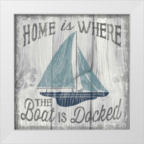 Up North IV White Modern Wood Framed Art Print by Marshall, Laura