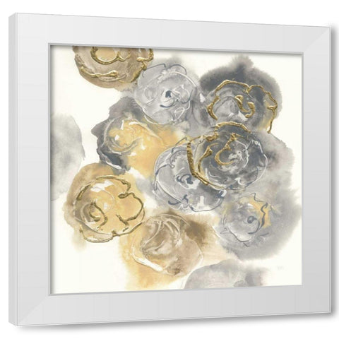 Gold Edged Neutral II White Modern Wood Framed Art Print by Paschke, Chris