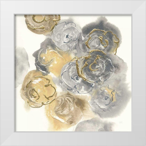 Gold Edged Neutral II White Modern Wood Framed Art Print by Paschke, Chris