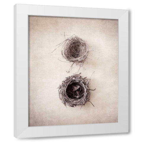 Nest IV White Modern Wood Framed Art Print by Van Swearingen, Debra