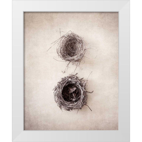 Nest IV White Modern Wood Framed Art Print by Van Swearingen, Debra