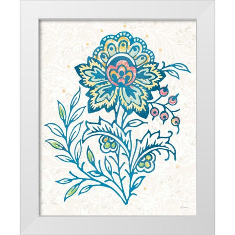 Kala Flower IV White Modern Wood Framed Art Print by Schlabach, Sue