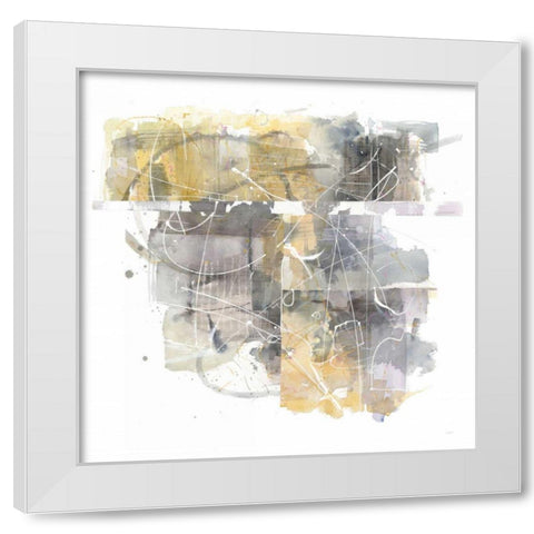Moving In and Out of Traffic II White Modern Wood Framed Art Print by Schick, Mike