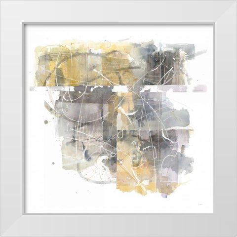 Moving In and Out of Traffic II White Modern Wood Framed Art Print by Schick, Mike
