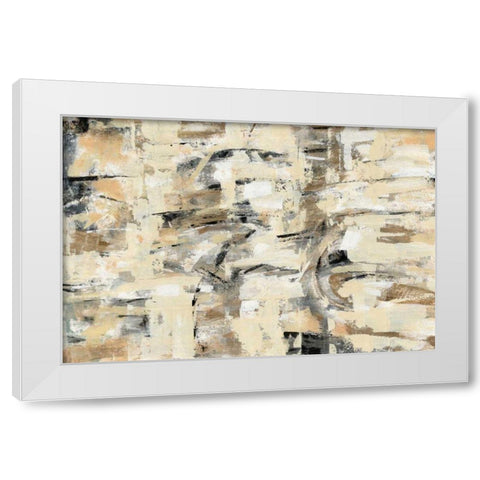 Tone on Tone White Modern Wood Framed Art Print by Vassileva, Silvia