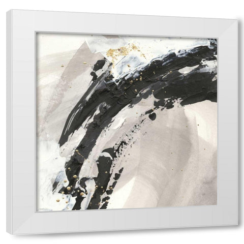 Galaxy I White Modern Wood Framed Art Print by Paschke, Chris
