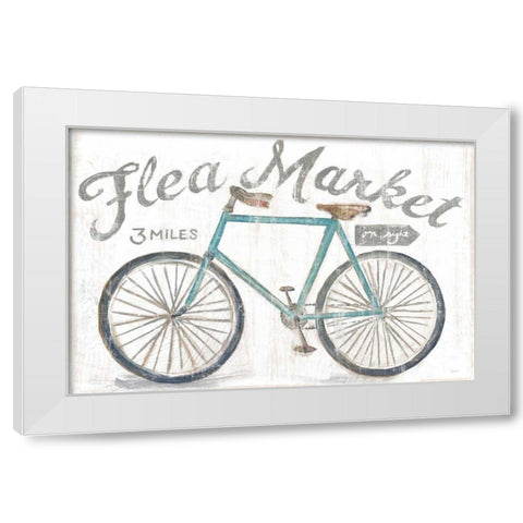 White Barn Flea Market I White Modern Wood Framed Art Print by Schlabach, Sue