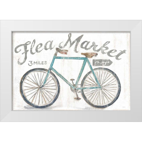 White Barn Flea Market I White Modern Wood Framed Art Print by Schlabach, Sue