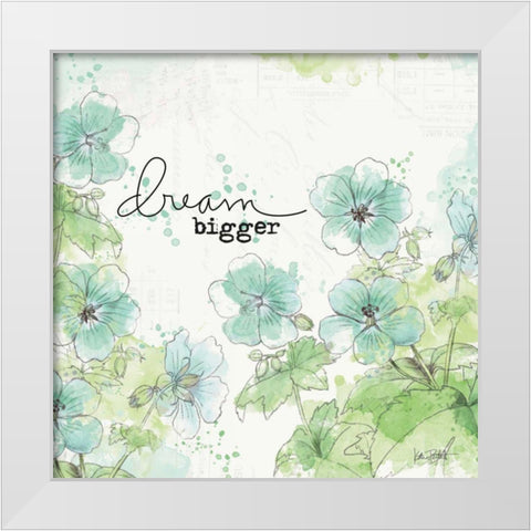 Dream and Faith I White Modern Wood Framed Art Print by Pertiet, Katie