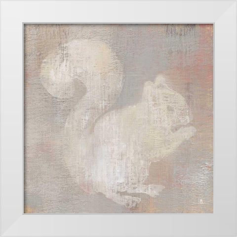 Lodge Fauna I v2 White Modern Wood Framed Art Print by Studio Mousseau