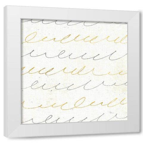 Coffee Cuties Pattern II A White Modern Wood Framed Art Print by Pela Studio