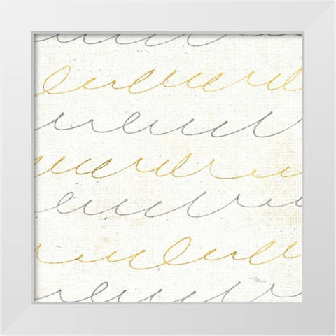 Coffee Cuties Pattern II A White Modern Wood Framed Art Print by Pela Studio